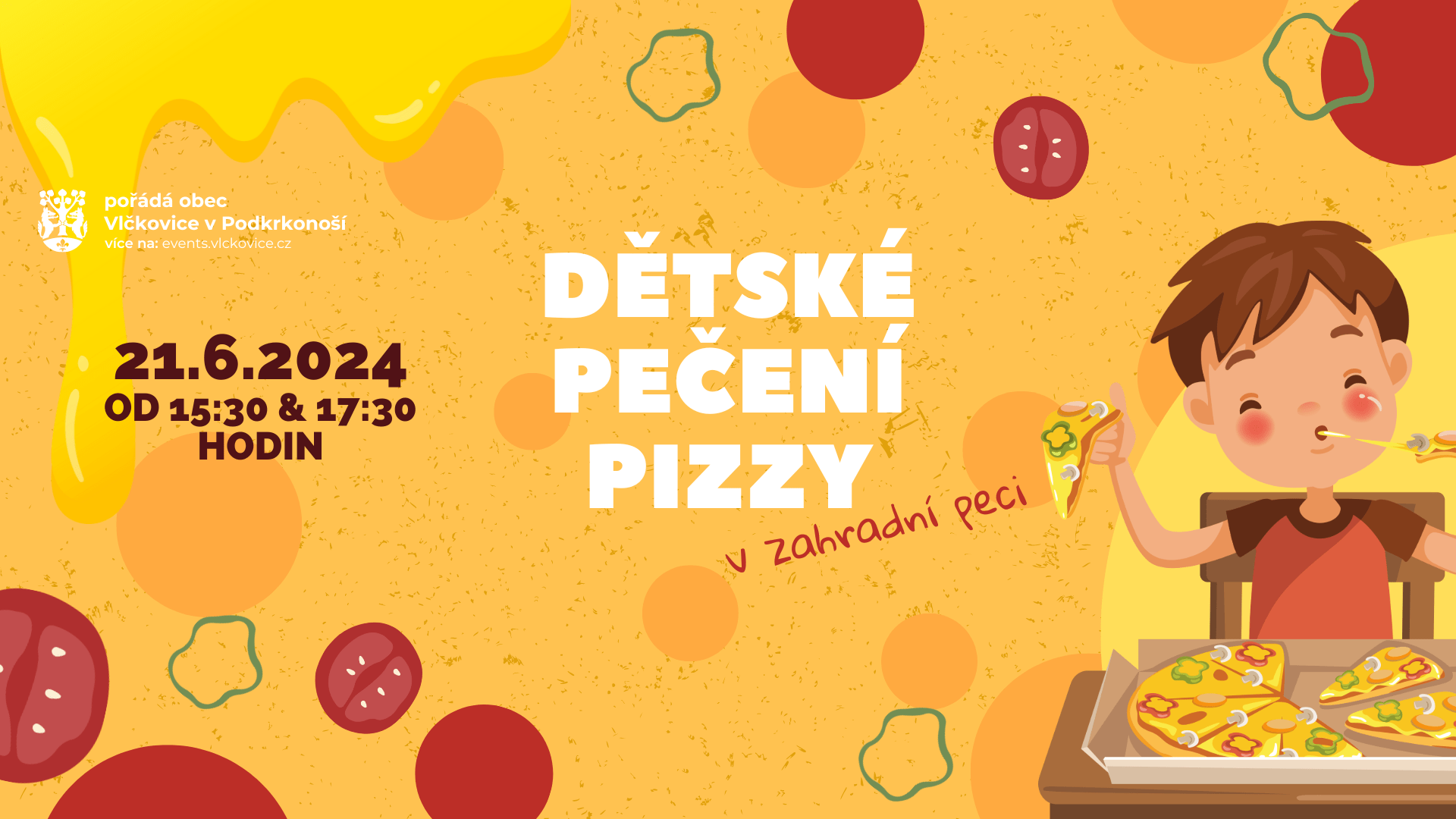 Dětské pečení pizzy